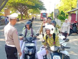 Satlantas Donggala Dampingi Dispenda Tertibkan Pajak Kendaraan di Jalur Trans Sulawesi