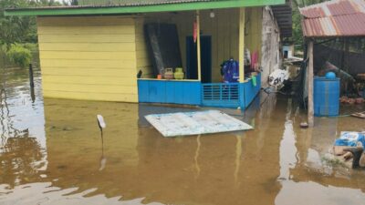 Banjir Rendam Tiga Desa di Morut, Puluhan KK Terdampak